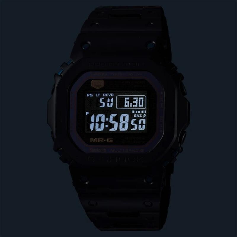 Casio MRG-B5000BA-1JR watch with titanium case