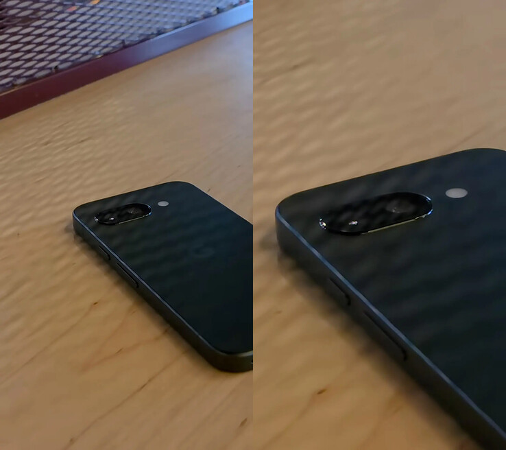 Google Pixel 9a pictured in the Samsung Galaxy S25 Edge leak