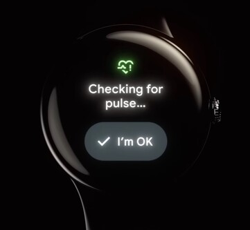 Image de la Pixel Watch 3 avec détection de l'arrêt du pouls