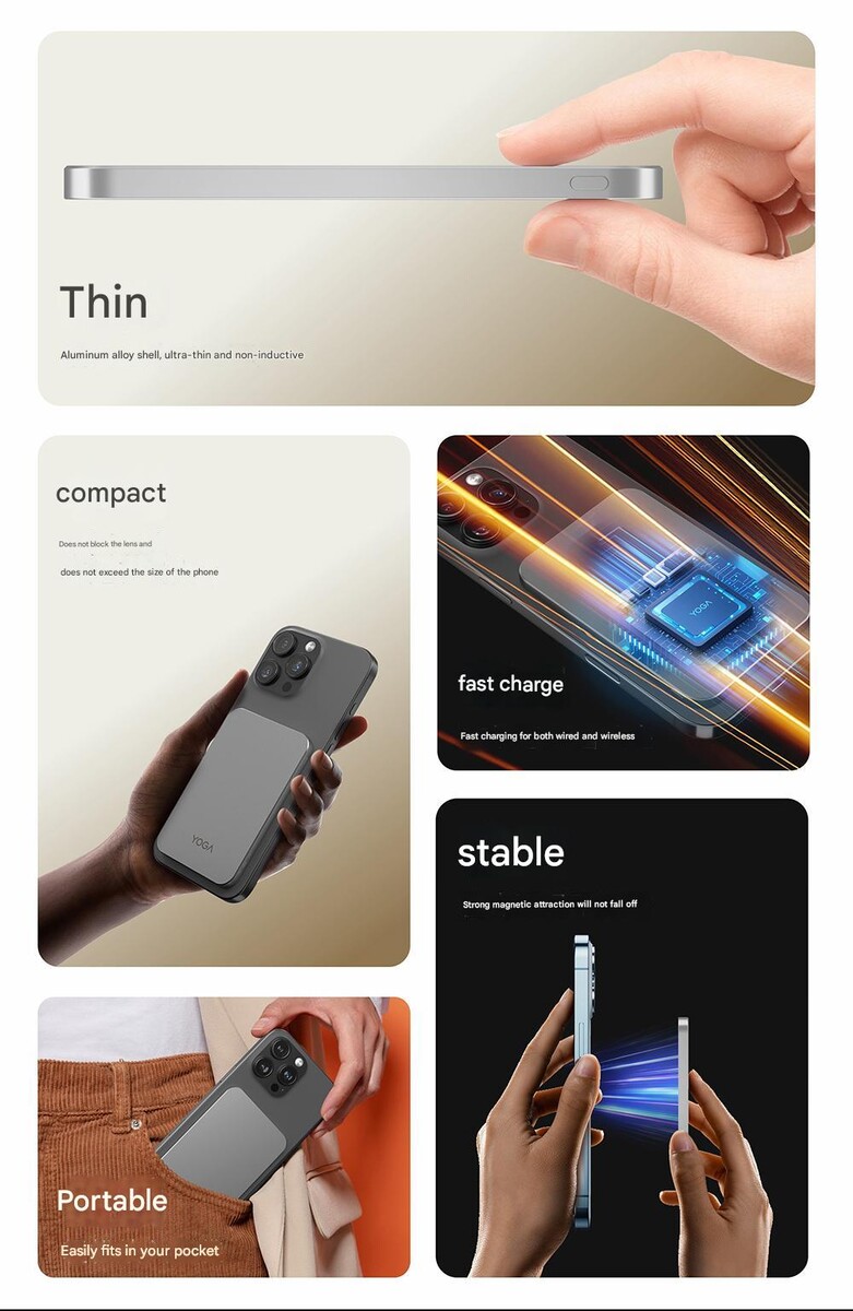 Main highlights of Lenovo Yoga Air Power Banks