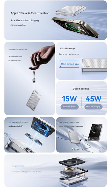 Основна особливість бездротового Power Bank RedMagic на 10000 мАг