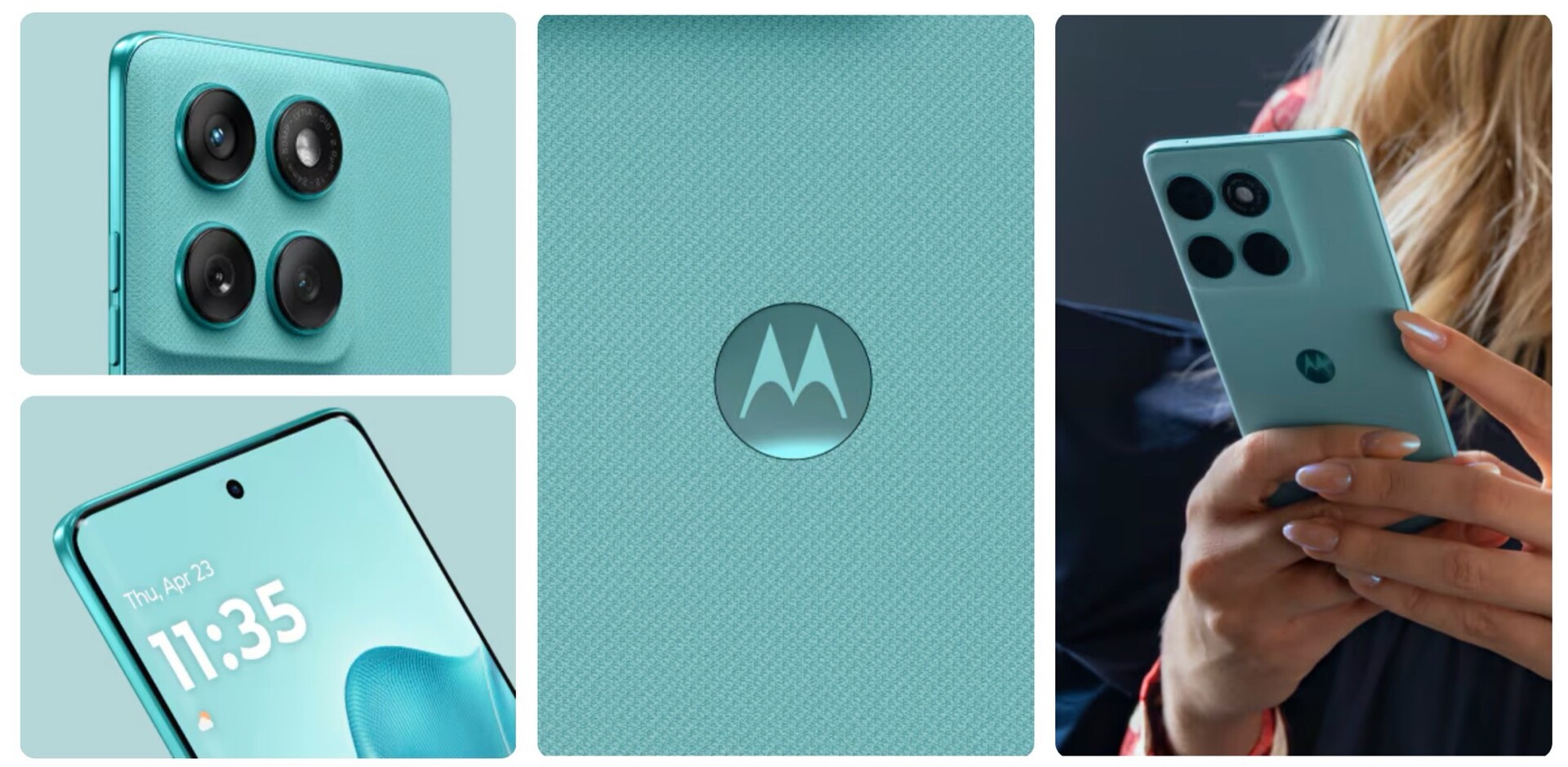 Motorola Edge 60 Fusion - un design élégant avec un écran sans cadre