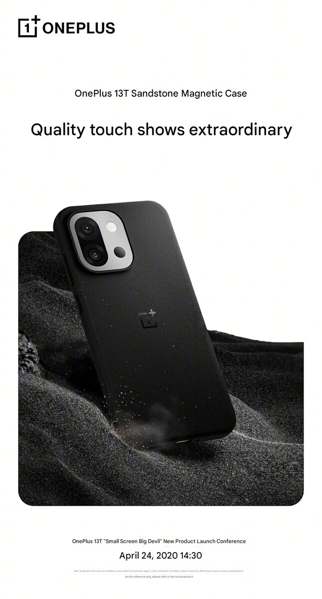 OnePlus 13T size comparison