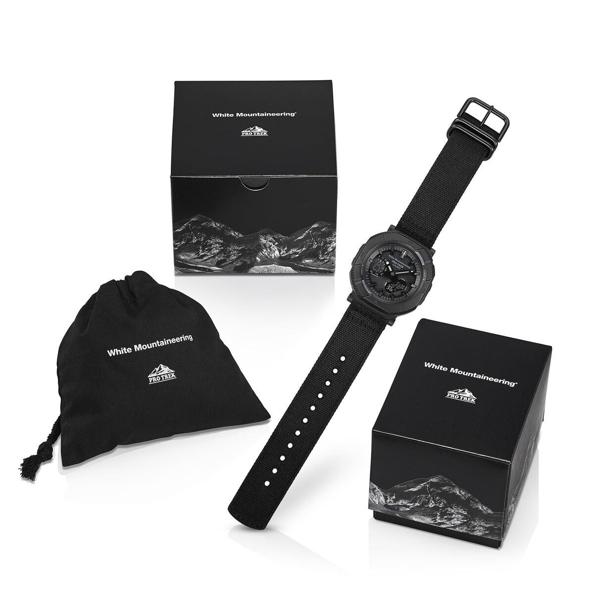 Casio Pro Trek PRJ-B001WM-1 sur fond de paysage naturel