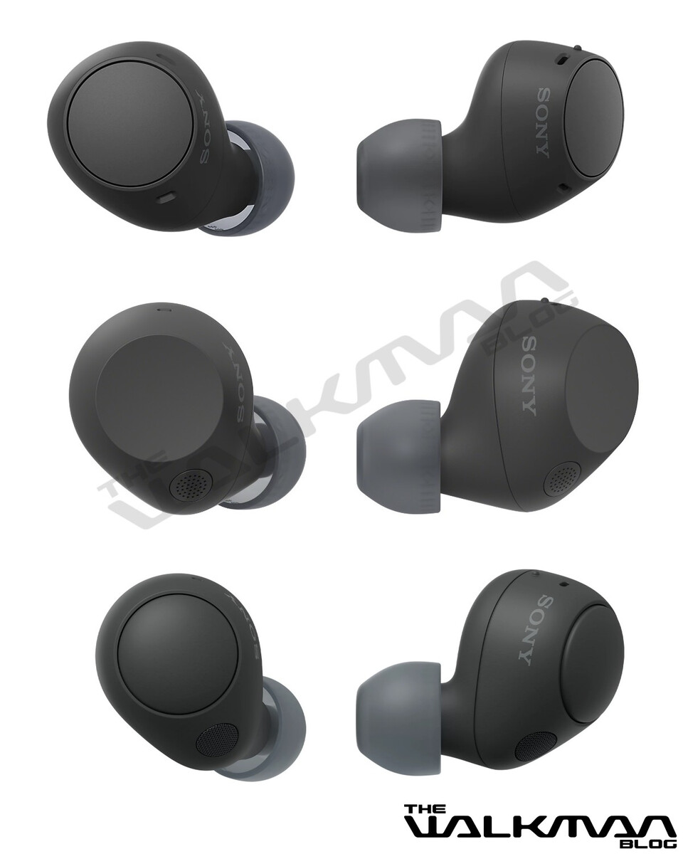 Bottom view of Sony WF-C710N wireless headphones