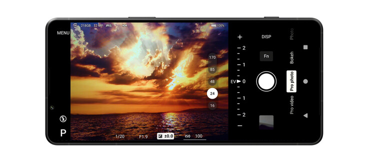 The interface of the Sony Xperia 1 VII. Illustration: Sony