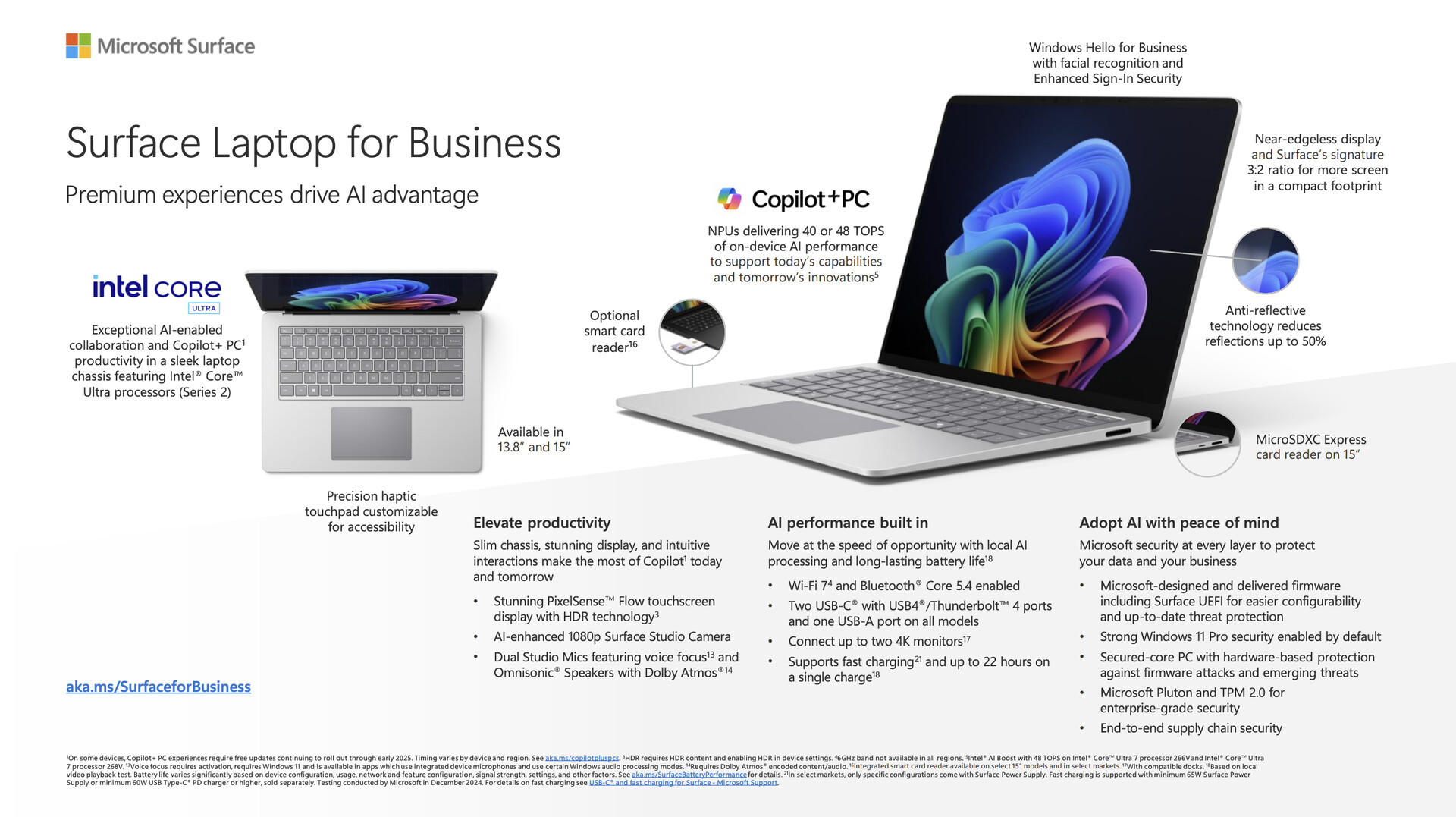 Ноутбук Surface Laptop 11, показаний знизу