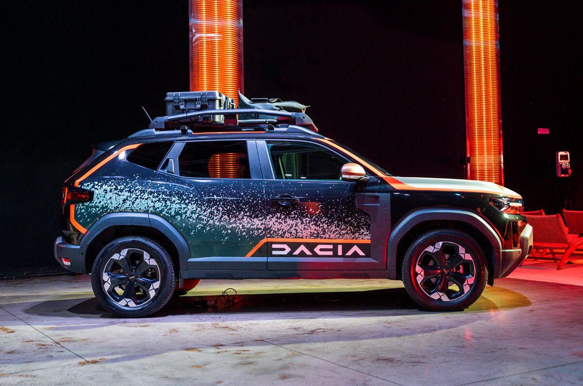 Dacia Duster Soul of Dakar, vue latérale