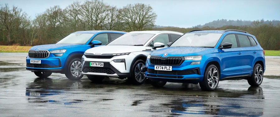 L'expérience a été menée dans trois voitures Skoda
