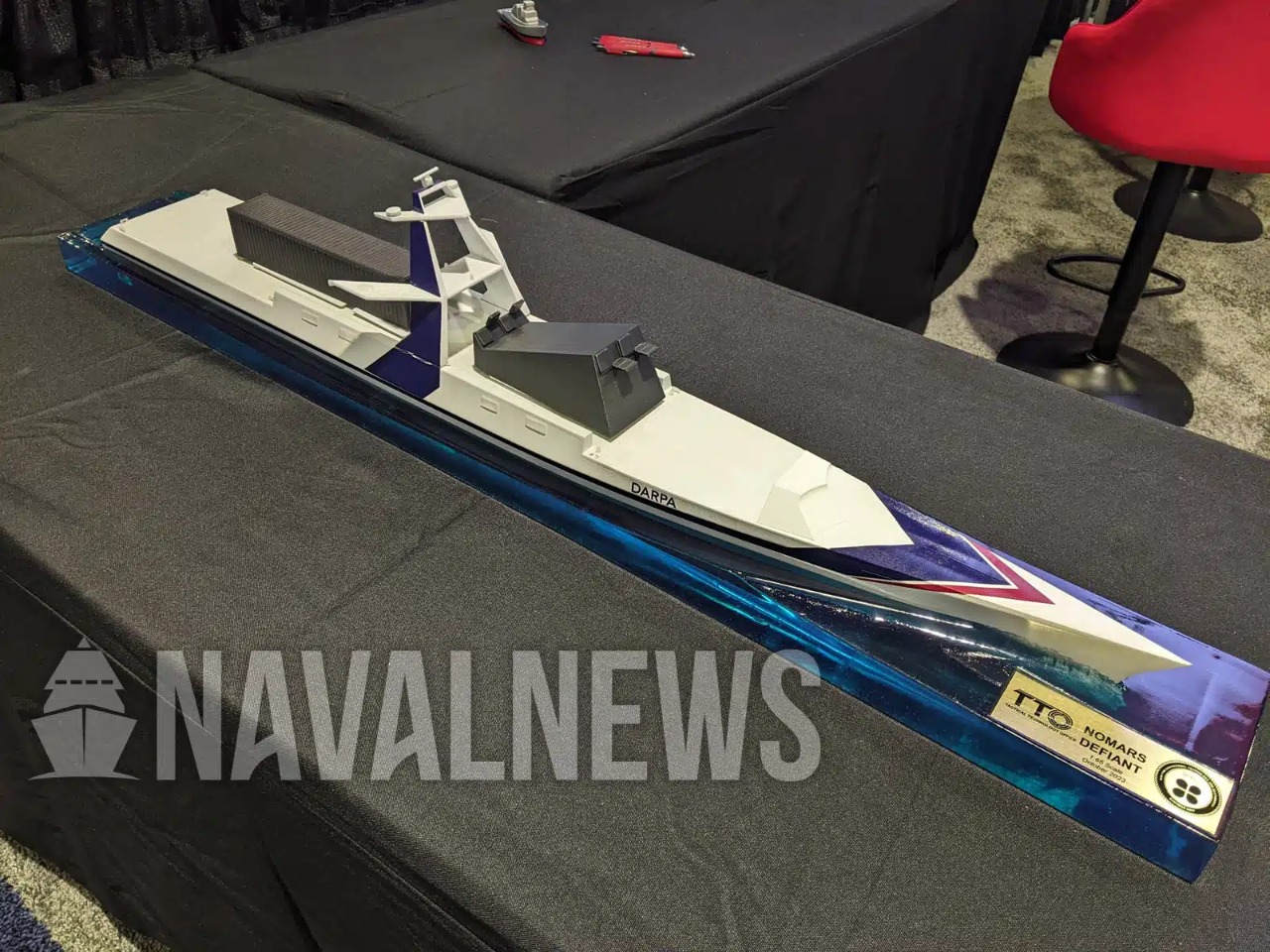 The Defiant model with the ADL launcher. Illustration: Naval News
