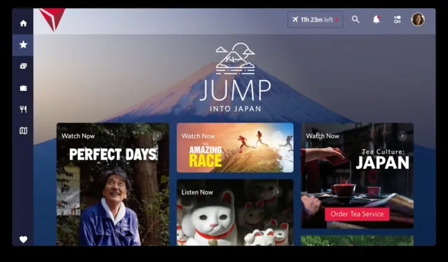 Delta's new in-flight entertainment system