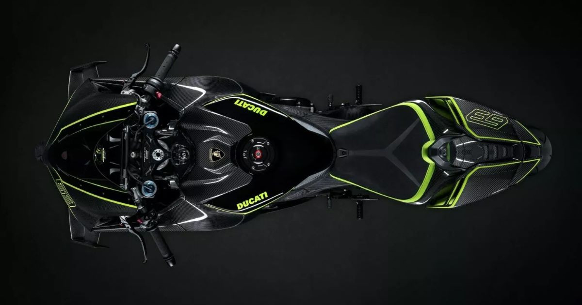 Спортбайк Ducati Panigale V4 Lamborghini с уникальными элементами дизайна