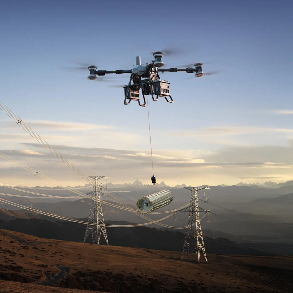 DJI FlyCart 100 в повітрі