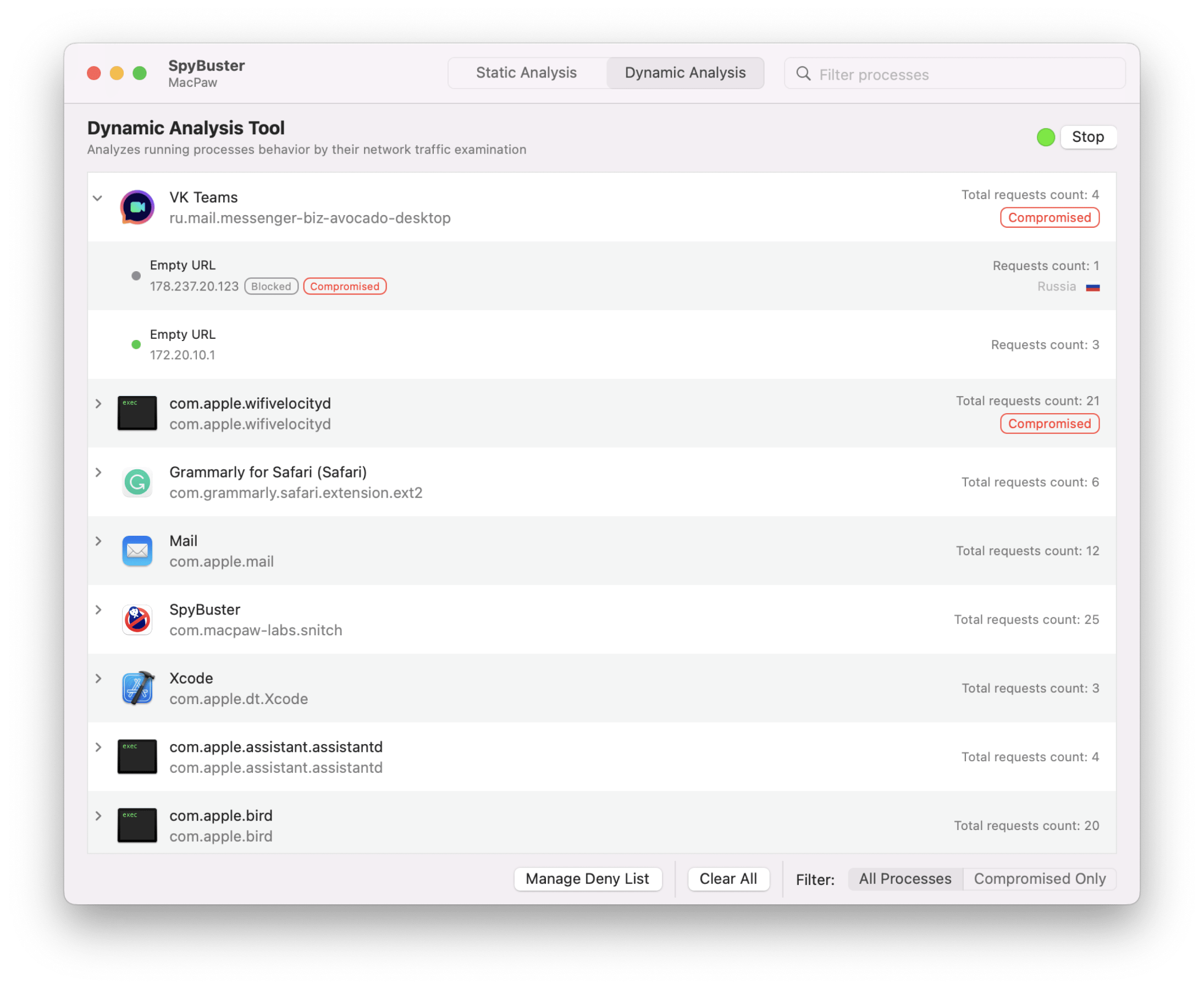 MacPaw lance SpyBuster : une application pour macOS qui permet de traquer les logiciels espions russes et biélorusses-2