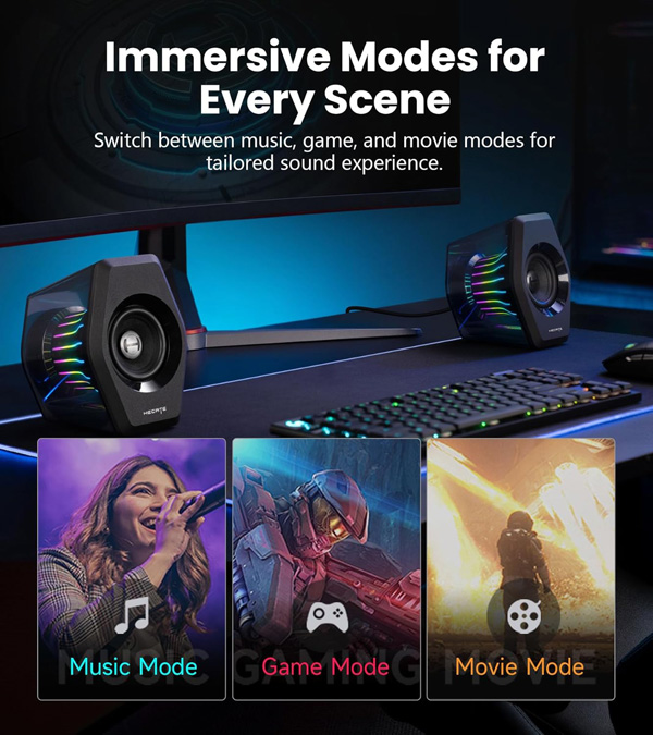 Connection ports on the G2000 Pro speakers