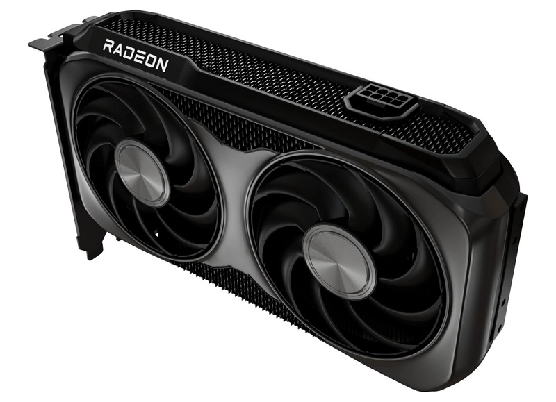 Radeon RX 9060 XT graphics card in action