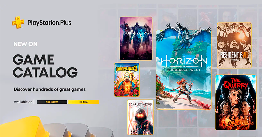 PlayStation доповнить бібліотеки Extra & Deluxe новими іграми 21 лютого: Horizon Forbidden West, The Quarry, Borderlands 3 та інші
