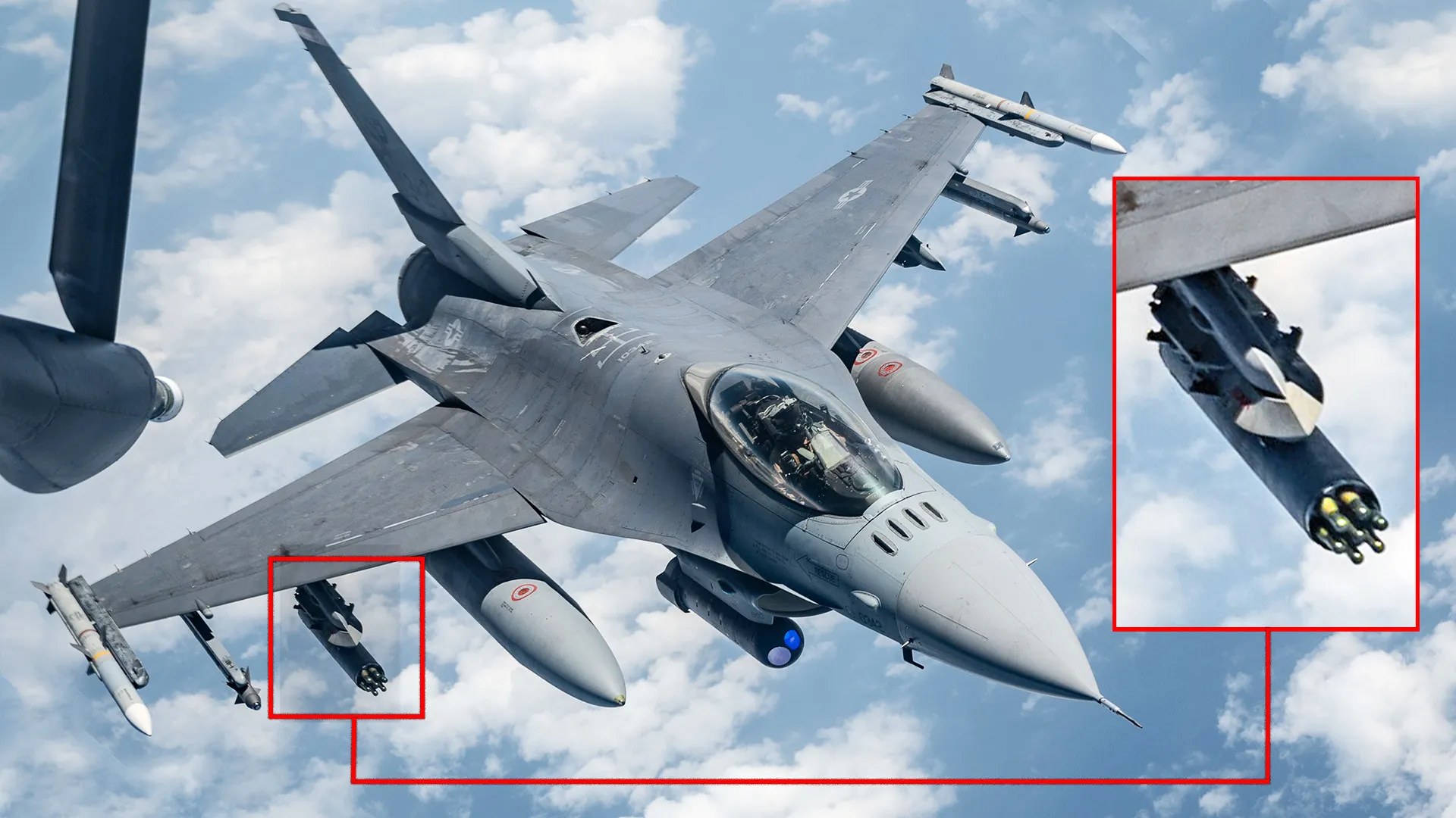 F-16 з ракетами APKWS II