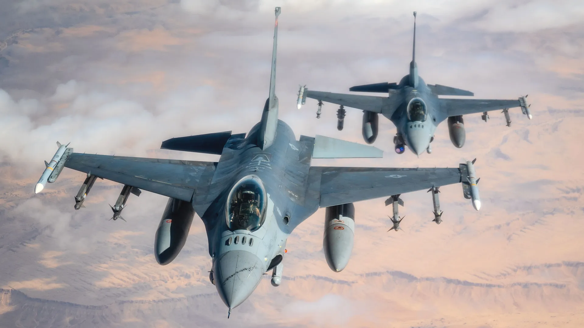 Ілюстративне зображення літака F-16