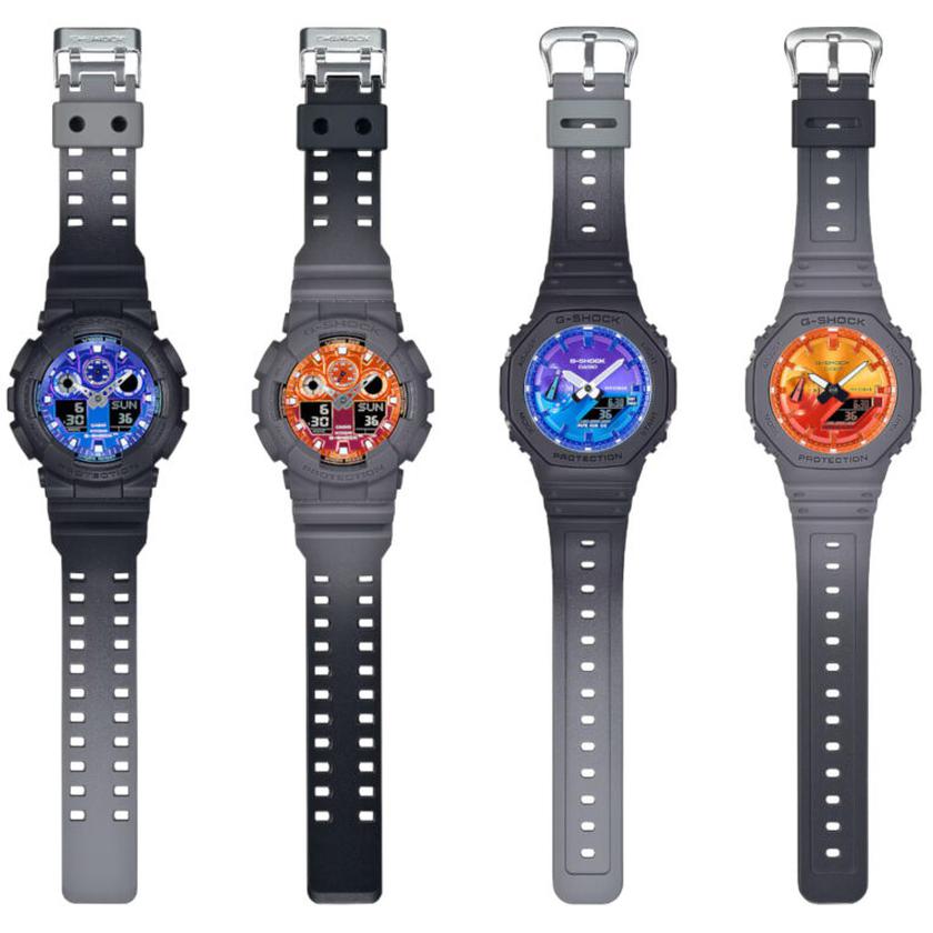 Годинник G-Shock Flame Inside з помаранчевим градієнтом