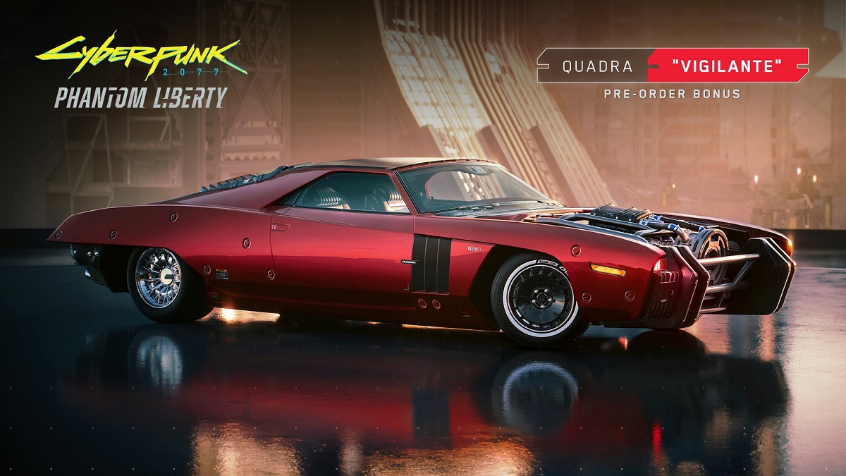Pour toute précommande de l'extension Phantom Liberty de Cyberpunk 2077, les joueurs recevront un bonus intéressant : le Quadra Sport R-7.