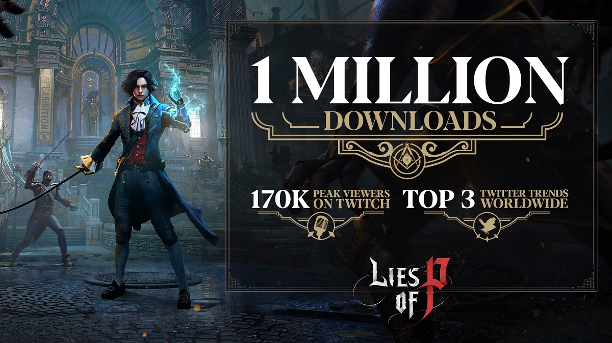 C'est un succès ! Plus d'un million de joueurs ont téléchargé la démo de l'ambitieux jeu d'action Lies of P. Le jeu fait l'objet de nombreuses discussions sur Twitter et est suivi sur Twitch.