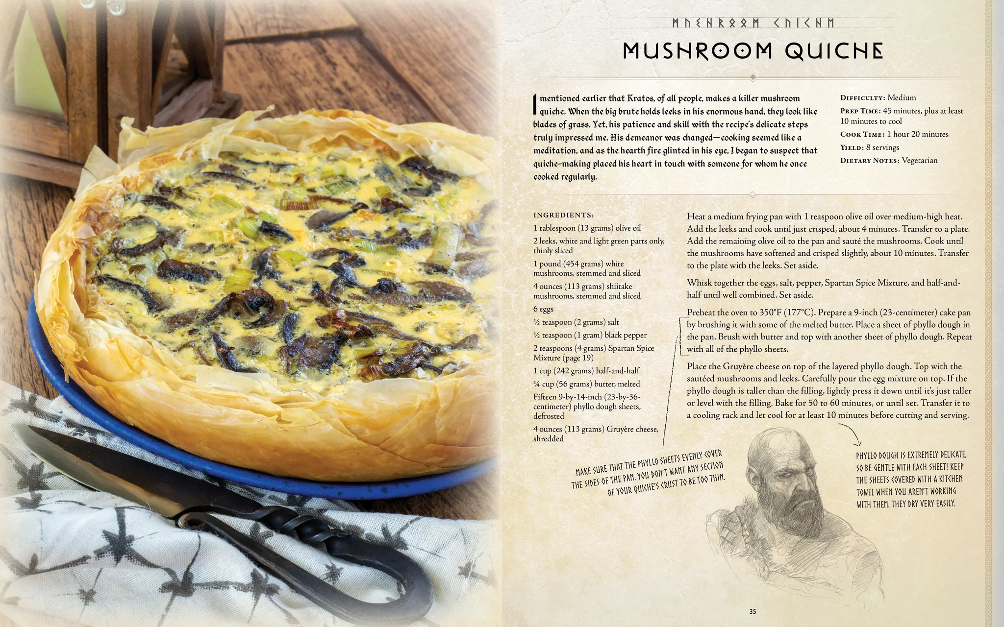 Cutlet in Scandinavian style: Insight Editions presents God of War Ragnarok cookbook-2