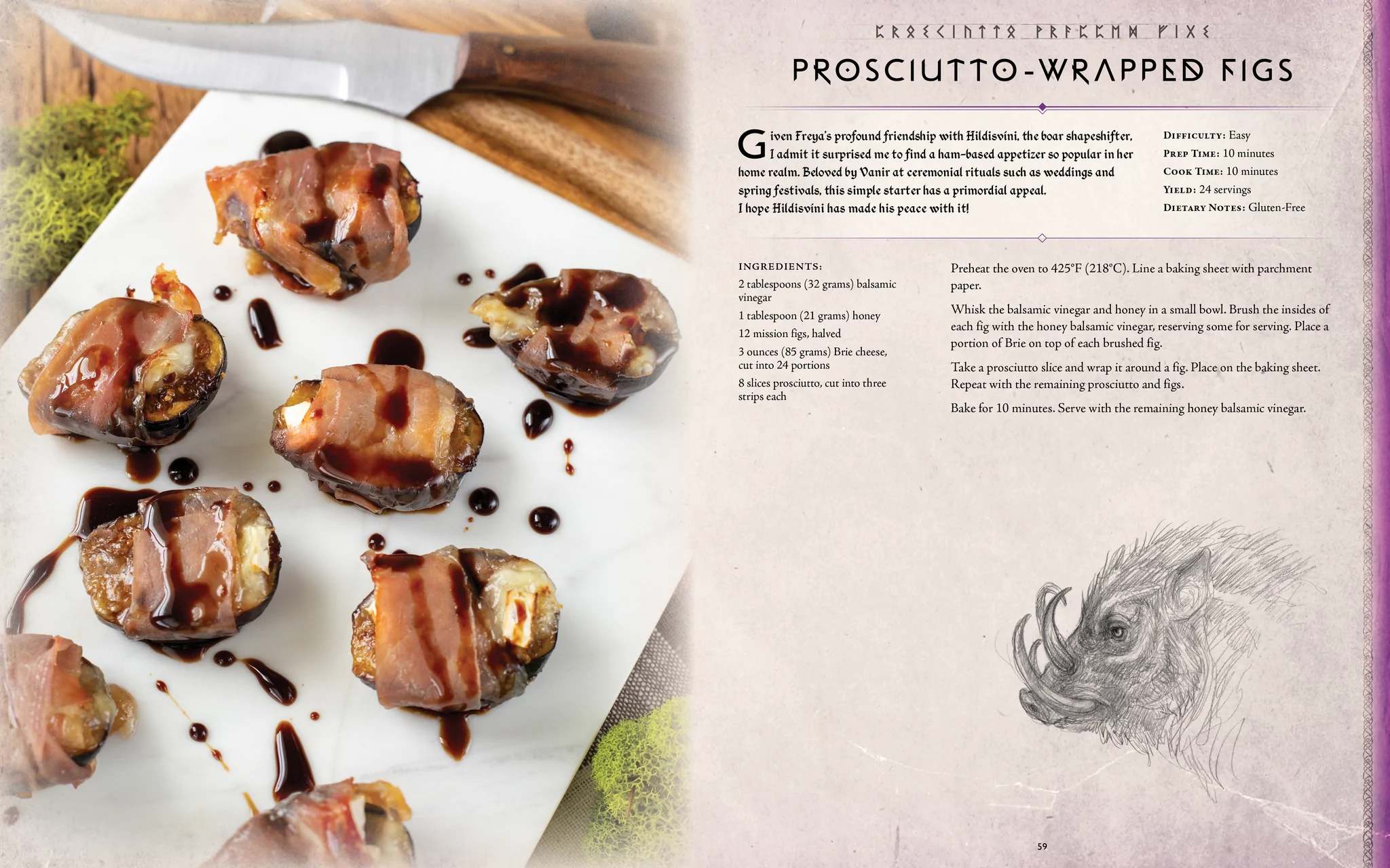 Cutlet in Scandinavian style: Insight Editions presents God of War Ragnarok cookbook-4