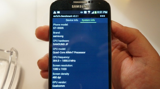 Первые результаты бенчмарков Samsung Galaxy S4: большая мощь и тускловатый экран Первые результаты бенчмарков Samsung Galaxy S4: большая мощь и тускловатый экран