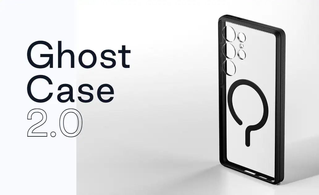 Rendu du Galaxy S25 Ultra avec Ghost Case 2.0