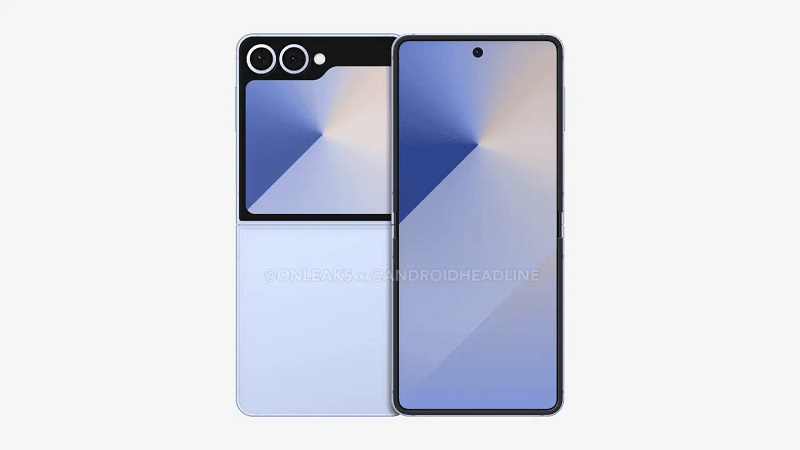Rendu du smartphone Samsung Galaxy Flip 7