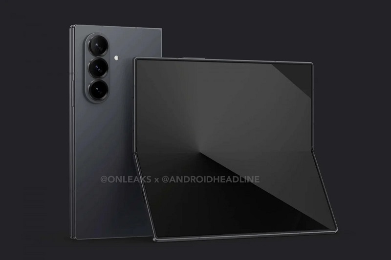 Злитий рендер Galaxy Z Fold 7