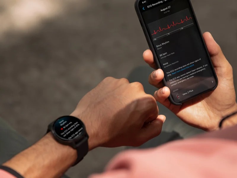 Изображение Garmin ECG приложения в Великобритании и Швейцарии
