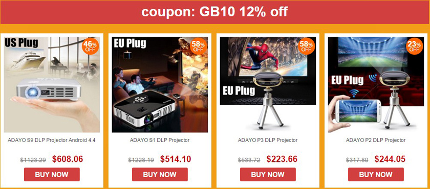 Акционные цены на проекторы в Gearbest.com-3