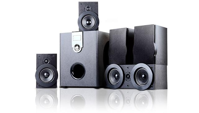 Акустика формата 5.1 Gemix Hammer BT с USB, FM-тюнером и Bluetooth