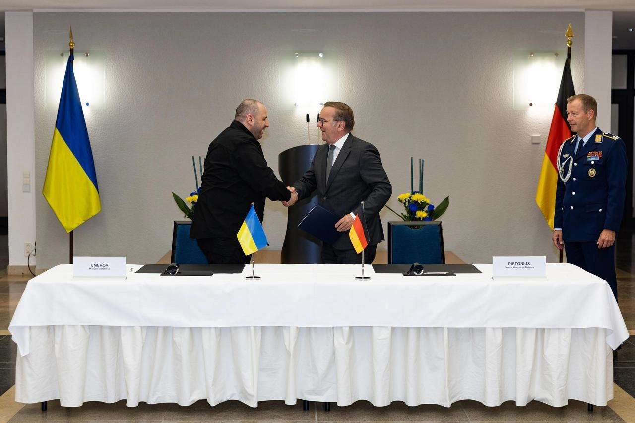 Рустам Умєров та Борис Пісторіус. Ілюстрація: Міністерство оборони України