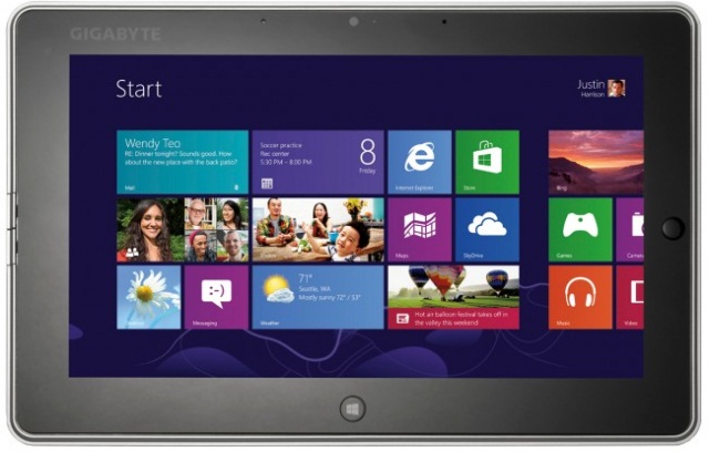Планшет Gigabyte S1082 на Windows 8 с жестким диском емкостью 500 ГБ Планшет Gigabyte S1082 на Windows 8 с жестким диском емкостью 500 ГБ