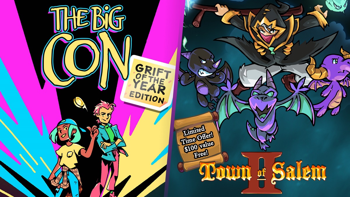 La boutique Epic Games a commencé à offrir The Big Con et Town of Salem 2.