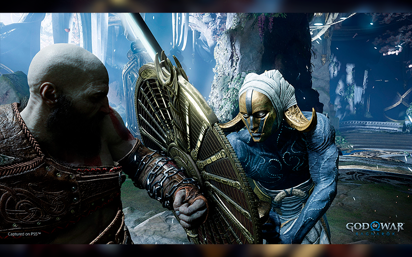 Taille du jeu PlayStation : La taille du jeu God of War : Ragnarok varie aux États-Unis et en Europe. Nécessite au moins 84 Go d'espace-3