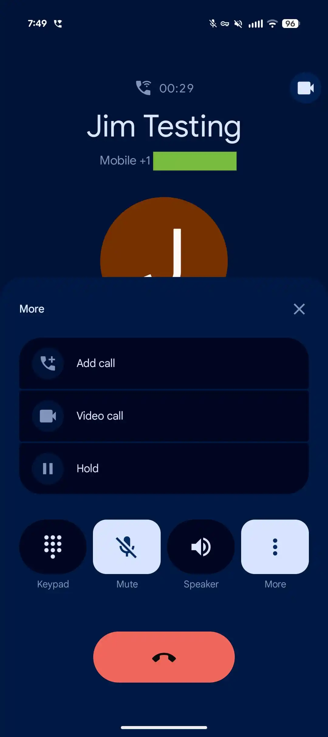 Інтерфейс Google Phone: дзвінки