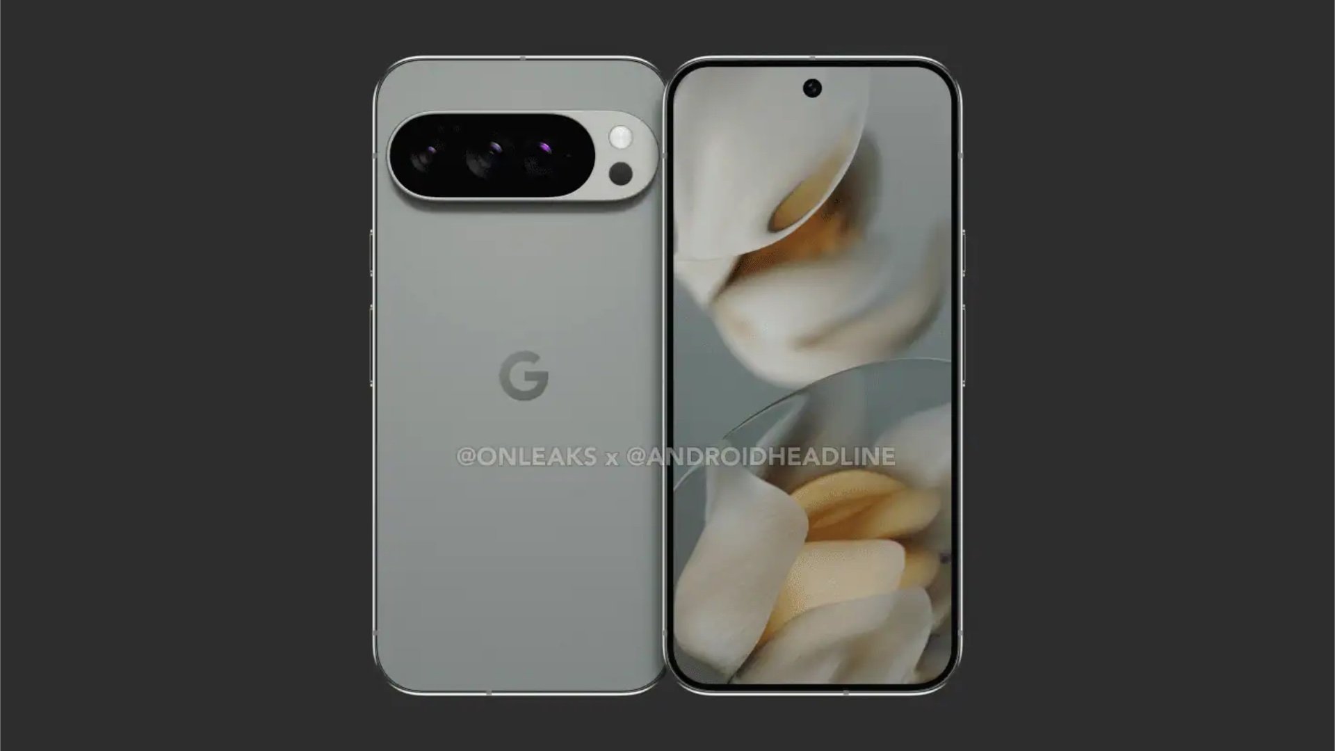 Concept Google Pixel 10 Pro XL en vert
