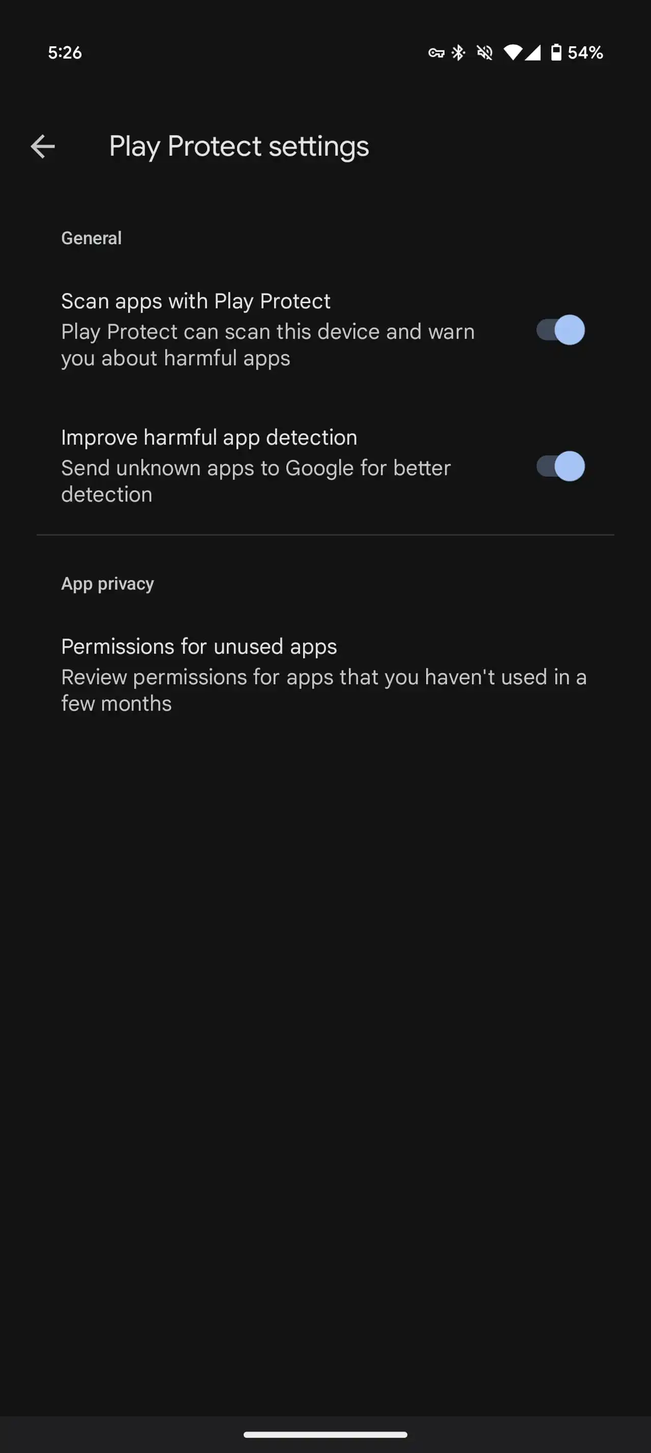 Google Play Protect во время звонков во время звонков