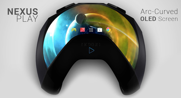 Концепт портативной игровой консоли Google NEXUS Play