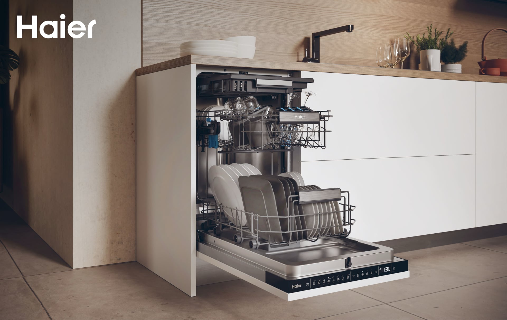 Посудомойки Haier - безупречное качество очистки с улучшенной защитой посуды-2