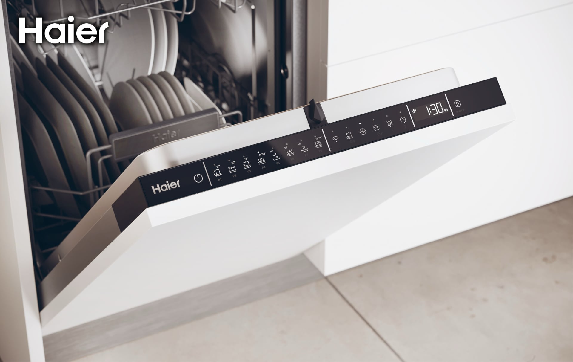 Посудомойки Haier - безупречное качество очистки с улучшенной защитой посуды-5
