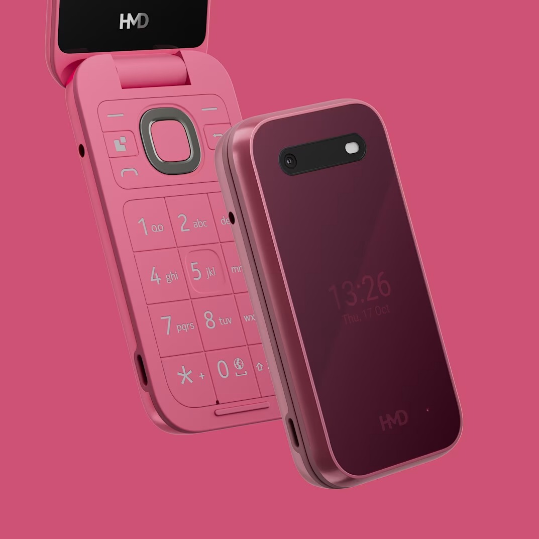HMD 2660 Flip в червоному кольорі