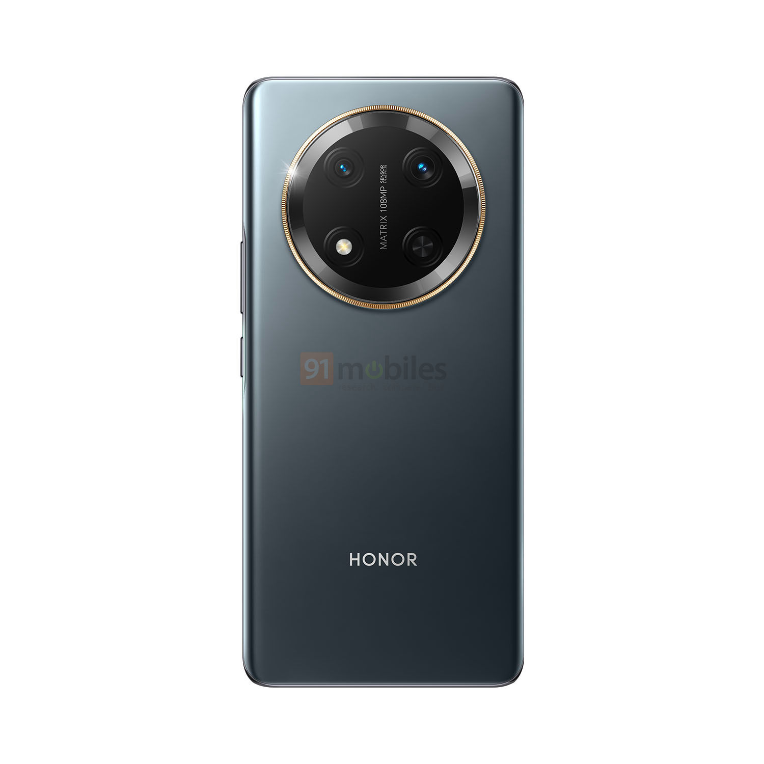 Honor Magic 7 Lite у сірому кольорі з іншого ракурсу