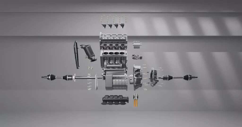 Details of Horse Powertrain's Future Hybrid concept vehicle