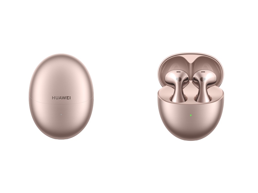 Huawei FreeBuds 6 in Rose Gold colour