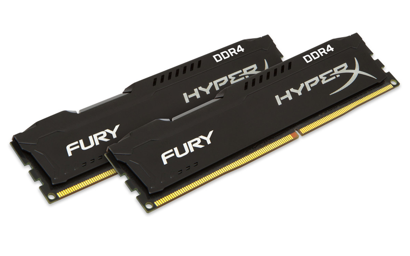 HyperX анонсировала двухканалные комплекты памяти FURY DDR4 для Intel Skylake